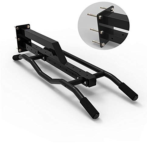 Pull-Up Bars GYHOME Wall-mounted Horizontal Bar, Double Use Fitness Bar, Hanging Resistance Belt Sandbag Suspension Equipment, Load-bearing 250KG