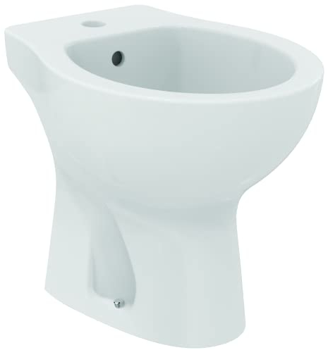Ideal Standard - Eurovit Bodenbidet für freistehende Wandmontage, weiß