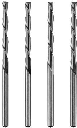 RYOBI - Lot de 4 forets pour le bois et plastique 3,2 mm 1/8'' - RAR404-4