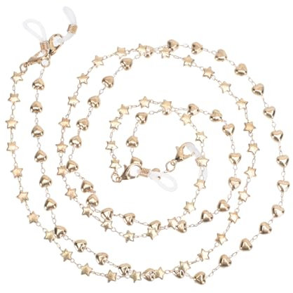 SOIMISS 2stücke Brillenketten Mit Sternenmuster Aus Legierung Sonnenbrillenkette Mit Anhänger Brillenaccessoire Zum Aufhängen Brust