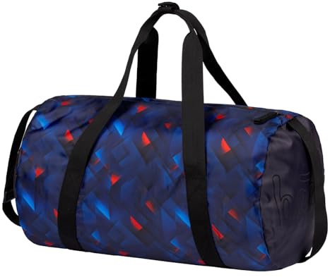 Baagl sportväska barn flickor pojkar tonåringar – kompakt vikbar resväska hoop – väska för sport, fotboll, balett, skola och fritid, simväska, 22 l, indigo, 42 x 21 x 25 cm, Sporter