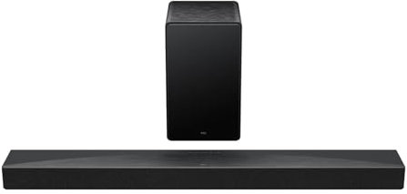 TCL Barra de Sonido Q65H 5.1 Canales para TV, 580 vatios, Cine en casa, Sonido Cine Envolvente, expansión de Sonido, Dolby Atmos, DTS:X, Bluetooth 5.3, HDMI eARC, Mando a Distancia único, USB