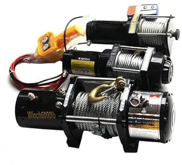 Électrique Grue Palan à câble Treuil à moteur Petit treuil électrique 12 V 24 V 48 V 4500 lb de traction automatique 4x4 Ancre 4500 lb 4500 lb(20000LB)