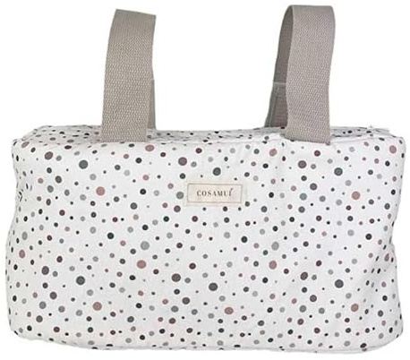 Cosamui Bolso Organizador para Carrito de Bebé, 2 Bolsillos Interiores - colecciones exclusivas - varios Diseños - Bolso bebé mediano pequeño