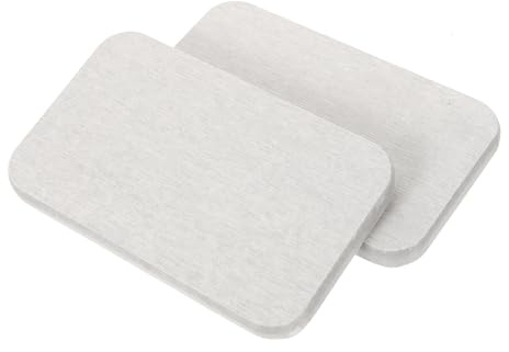 FONDOTIN Almohadilla de Jabón Máxima Absorción de Agua Antideslizante de Diatomita 2 Piezas Material Natural Blanco para Baño Adecuado para Ducha
