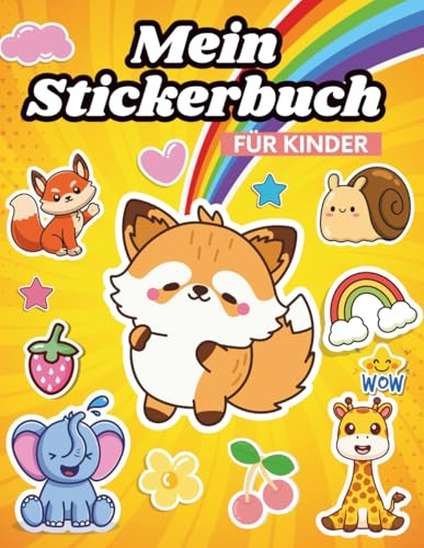 Mein Stickerbuch: Sticker Sammelalbum zum Aufbewahren und Präsentieren deiner Sticker: Leeres Sticker Sammelalbum mit 100 nicht wiederverwendbaren Seiten – Perfekt für Kinder und Sammler
