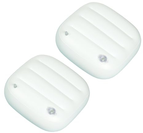 BRABOSTON Aufblasbares Mehrzweck-Badekissen, Wasserkissen, auslaufsicher, einfach zu befüllen, für Badewanne, Camping, leicht, langlebig, Badewannenkissen