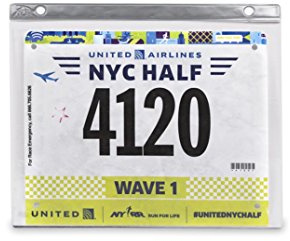 Gone For a Run Designed Bibfolio Race Bib Display Vinyl Protector Sheets | 1 Pack (12 Vinyl Sheets/Pack) - 12 Sheets