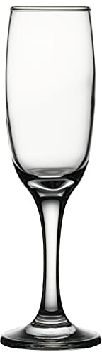 Paşabahçe S3605509 Set de Copas Vidrio Champán, 210 ml, 6 Piezas