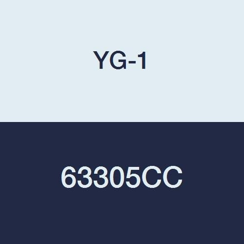 YG-1 63305 CC hssco8 Schruppen Schaftfräser, 3 Flöte, Abriss Länge, grob Pitch, Center Schneiden, TiCN Finish, 2–5/81,3 cm Länge, 3/20,3 cm