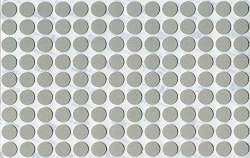 KwikCaps® pvc ALUMINIUM Self Adhesive Screw Cover Caps. Nail & Cam Covers. 13mm single sheet of 126