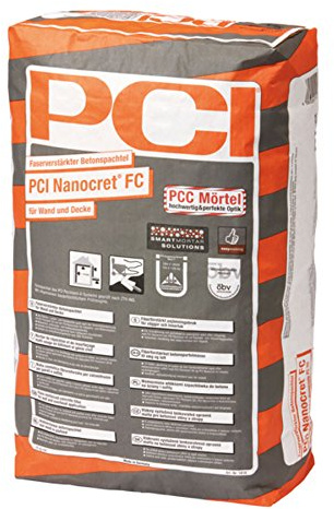 PCI Nanocret FC 1-10mm 25kg Grau, Wasserfest, Hochviskos, Pulver, Beton, Adhäsiv