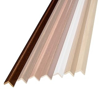 Hobby Legno - Paraspigolo Massello In Legno Tinto Noce Scuro mm. 28X28X3000 pz. 4 (Prezzo Per ml. 12)
