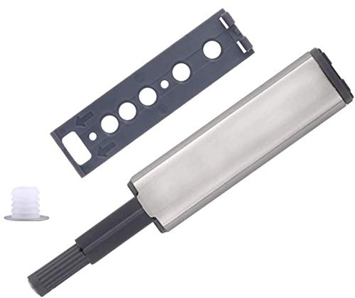 Magnetisk tryckspärr, Tiberham 5-pack tryck för att öppna dörrklämmor, automatisk fjäderklaff trycköppnare, mjuk stängning skåp dörrdämpare buffert för husbil garderob skåp låda