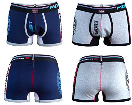 M.Conte herr boxershorts (2-pack) retroshorts för män shorts underkläder underkläder sportbyxor för män män retroshorts S M L XL XXL