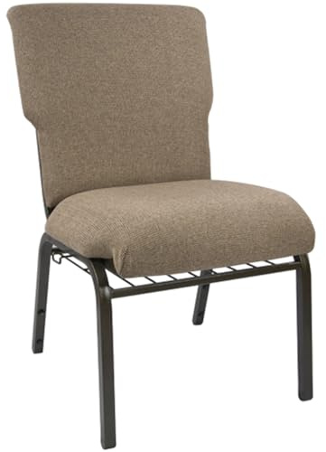 Flash Furniture Advantage Mixed Tan Discount Church Chair - 21 in. Wide