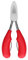 XPSSJMU Alicates de Corte de Dientes de Cerdo, cortadores Laterales con alicates de acción con Resorte, Cortador de Dientes de cochinillo de Acero Inoxidable, Equipo de cría(Rojo)