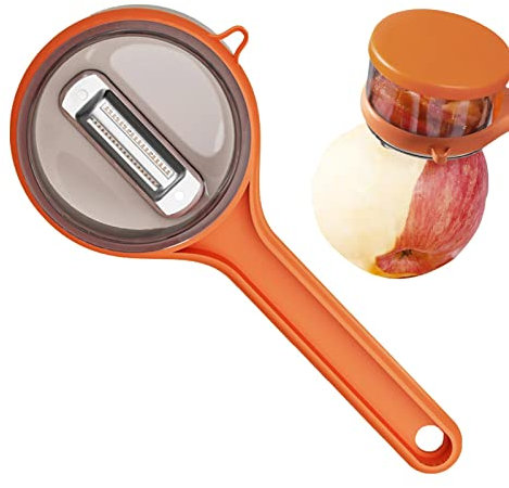 Catch Vegetable Peeler, Potato Peeler, Vegetable Peeler 3 in 1 with Storage Box, Multifunctional Stainless Steel Household Peeler for Fruit and Vegetables Homraa