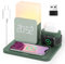 Caricabatterie Wireless, COLSUR Stazione di Ricarica Wireless 3 in 1 con Adattatore QC3.0 per iWatch Series SE 9 8 7 Ultra, AirPods Pro 2, Supporto di Ricarica a Digiuno per iPhone 16Pro Max/15/14/13