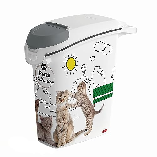 Curver PetLife Behälter für Katzenstreu 10 kg 50 x 23 x 49 cm Praktischer Tragegriff