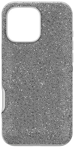 Swarovski High Smartphone Case for Apple iPhone 16 with Silver-Tone Crystals, Part of the High Collection