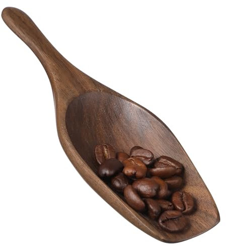 COLLBATH Holz Teelöffel Mehrzwecklöffel Für Kaffeebohnen Pulverlöffel Schaufel Aus Natürlichem Holz Esslöffel Für Küche Mehrzweck-kaffeebohnenlöffel