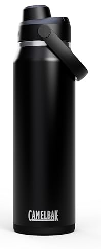 Camelbak THRIVE CHUG VSS 32OZ Trinkflasche Sport – vakuumisolierter Edelstahl – hält den ganzen Tag hydratisiert – ideal für harte Bedingungen – Black, Größe: OS