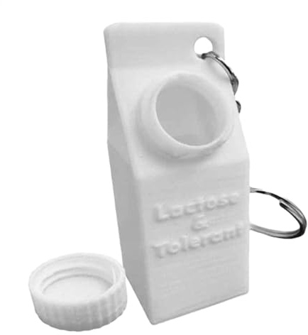 Pilulier pour clés, boîte de rangement pour médicaments, design compact et portable, rangement sécurisé et anti-déversement, 8 x 3 x 2 cm, pour le camping et le transport quotidien