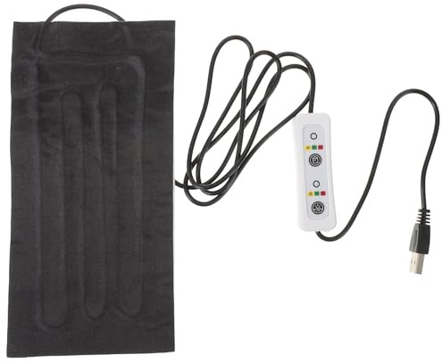 HANABASS Sämlingsheizmatte Pflanzenaufzucht digitaler Thermostat Heizmatte für Topfpflanzen wiederaufladbares Heizkissen Keimungsheizmatte Aushärtungspad Heizkissen für Pflanzen Stoff Black