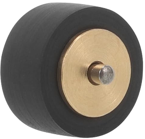 Didiseaon Universal Cassette Pinch Roller Replacement for Recorder and Portable Music Player, High Strength Copper Core with Rubber Material, Includes Copper Roller, for Cassette Deck