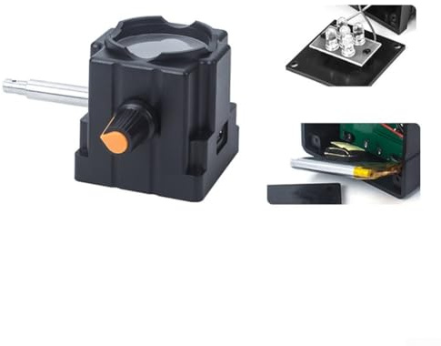 Lampada da microscopio USB a LED bianca con luminosità regolabile, sorgente luminosa compatta in ABS per microscopi biologici, stereo e monoculari, a risparmio energetico per anello (B)