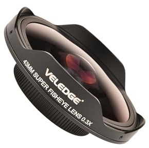 budiniao Wide Lens Wide Angle Lens Adapter Enhances Existing Setup With Large Panoramic Video Camcorders Delivering Clarity Angle Camcorders, 43MM