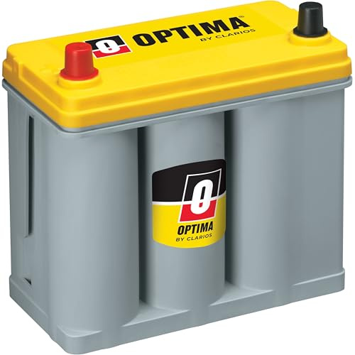 OPTIMA® Batteries High Performance D51 YELLOWTOP® Dual Purpose Sealed AGM Car, Truck and SUV Battery, 450 CCA, Maintenance Free, Versatile Mounting