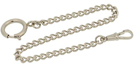 PUREgrey Taschenuhrkette/Schlüsselkette Rundpanzer