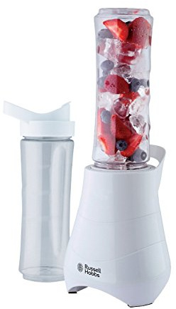 Russell Hobbs Mix & Go Blender, 2 x 600 ml, 300 Watt, White