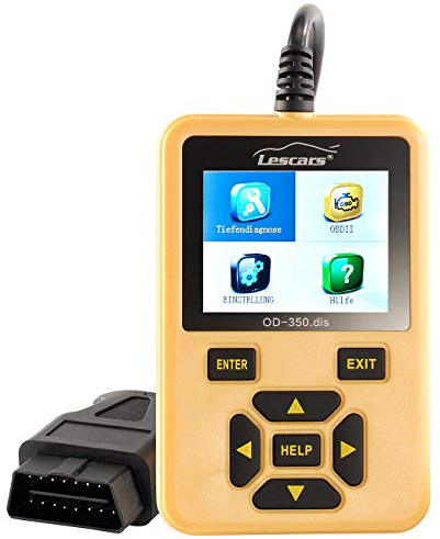 Lescars OBD2-Diagnosegerät OD-350.dis für VW, Audi, Skoda und Seat