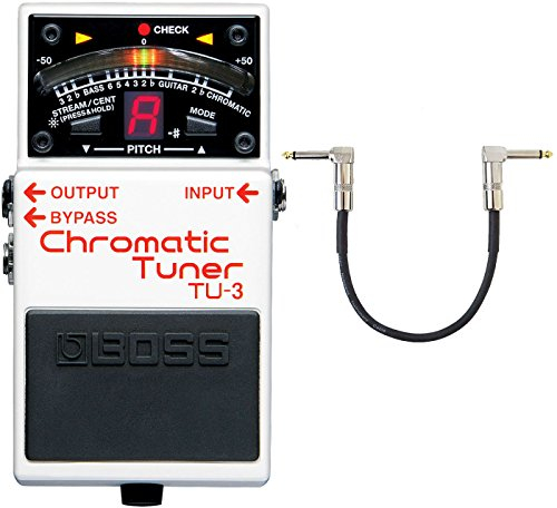 Boss TU-3 chromatisches Stimmgerät + keepdrum Patchkabel 30cm