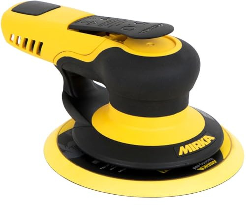 Mirka Pros 6 inches/5Mm 650Nv (Non-Vacuum) Sander, Air Powered, with Premium Vinyl-Faced Backing Pad and Pressure-Sensitive Adhesive