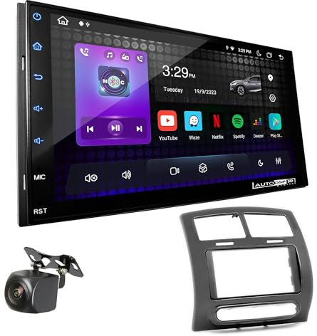 UGAR Compatible para Toyota ist 2007-2016; Urban Cruiser 2008-2014 / Scion xD 2007-2014 7 Pulgada Android 13 DSP 4GB+64GB Dab+ Radio de Coche HD Pantalla táctil Completa Navegación GPS