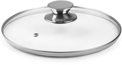 IBILI - 971630 - Glasdeckel, Knauf aus Edelstahl, 30 cm