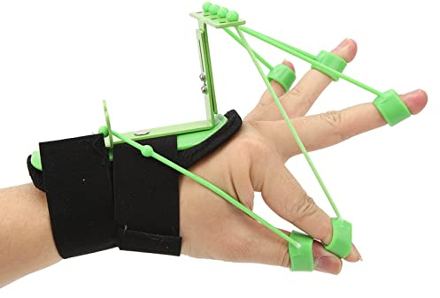 Rafforzamento delle Dita, Barella per Dita per Esercizi per Le Dita, Allenatore per la Forza della Presa della Mano Multifunzione, Esercitatore per Dita per Arrampicata con Fascia