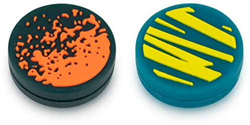 GET A GRIP Tennis Dampeners – Vibration Dampener for Tennis Rackets – Shock Absorbing, Reduce String Vibration & Improve Feel – Fun, Retro Designs – Tennis Accessories Gift (Spray & Play)