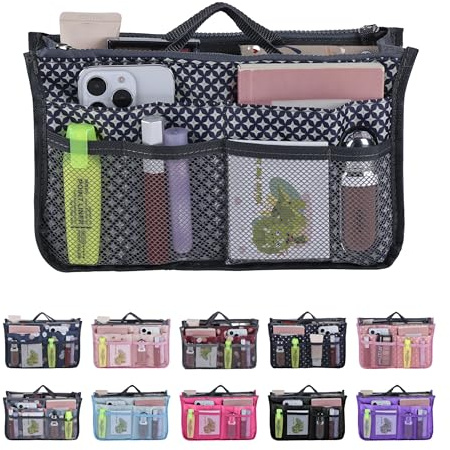 JJ PRIME - Handtaschen-Organizer, Aufbewahrungstasche, Damen-Organizer, Tragetaschen-Organizer (Diamant)