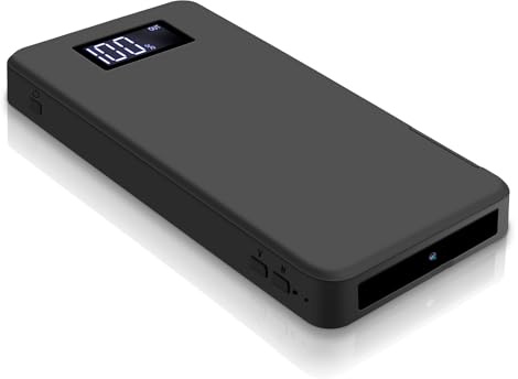 camddegg, telecamera spia 1080P, piccola telecamera nascosta portatile da 10000 mAh con visione notturna, rilevamento del movimento, 50 ore di registrazione continua (inclusa scheda da 32 GB)