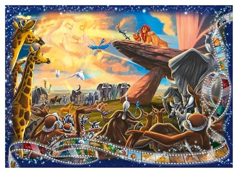 Ravensburger Puzzle 12000321 - Der König der Löwen - 1000 Teile Puzzle für Erwachsene und Kinder ab 14 Jahren, Disney Puzzle, Disney Geschenke