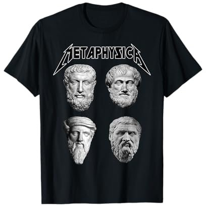 Metafísica Sócrates Platón Aristóteles Filósofos Pensador Camiseta