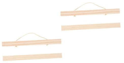 Warmhm 2stücke Magnetischer Holzrahmen Für Wandbilder Magnetische Posterleiste Hochwertigem Leicht Und Robust Für Schlafzimmer Büro Und