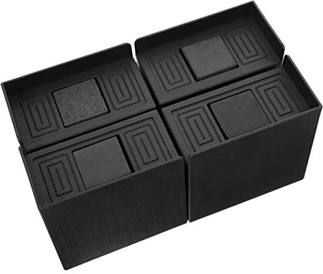 MAGICLULU 4pcs Furniture Pads Bed Lifters Risers for Sofa Bed Table Legs Design Material for Moving Heavy Furniture