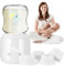 Portable Baby Bottle Warmer for Travel, Electric Bottle Breast Milk Warmer with Temperature Control, USB Rechargeable Milk Warmer Compatible with MEDELA, MAM 53MM, DRBROWNS, TOMMEE TIPP, Nuk