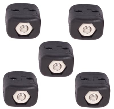 ANMITI 5Pcs Compound Bögen Drop Weg Rest Clamp Schnalle Kunststoff Kabel Verschluss Clip Bogensehne Einstellknopf Einfach Zu Bedienen